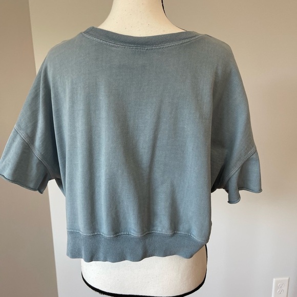 Out From Under Urban Outfitters size large boxy crop sweatshirt athleisure cozy - Picture 12 of 12